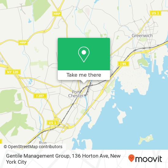 Mapa de Gentile Management Group, 136 Horton Ave