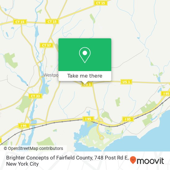 Brighter Concepts of Fairfield County, 748 Post Rd E map