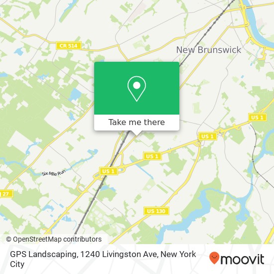 GPS Landscaping, 1240 Livingston Ave map