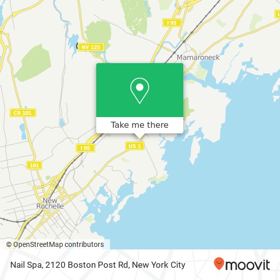Mapa de Nail Spa, 2120 Boston Post Rd