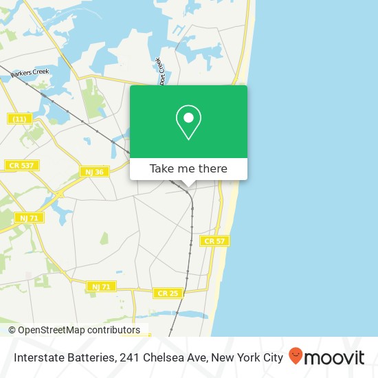 Interstate Batteries, 241 Chelsea Ave map