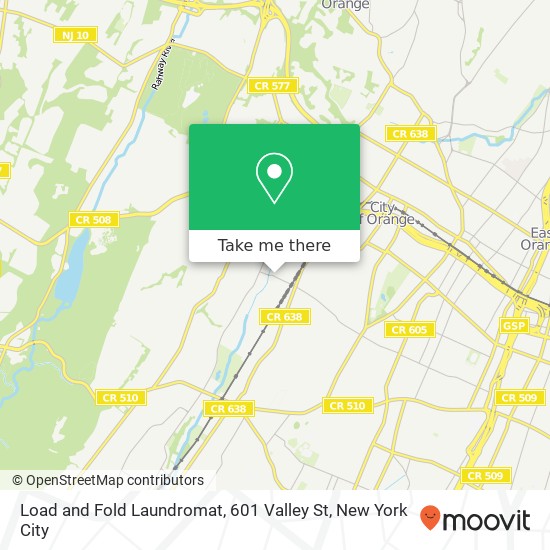 Mapa de Load and Fold Laundromat, 601 Valley St