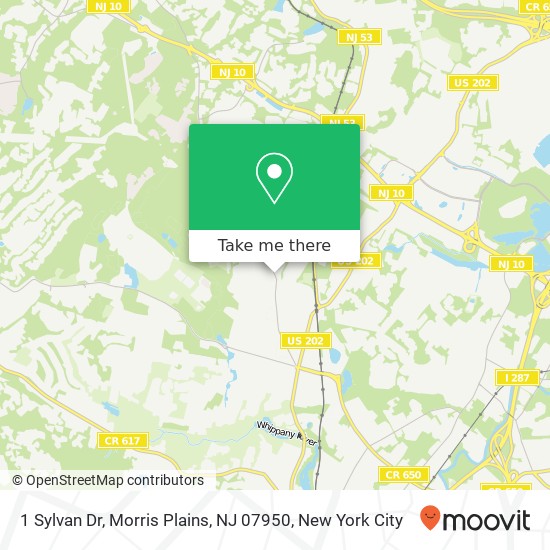 1 Sylvan Dr, Morris Plains, NJ 07950 map