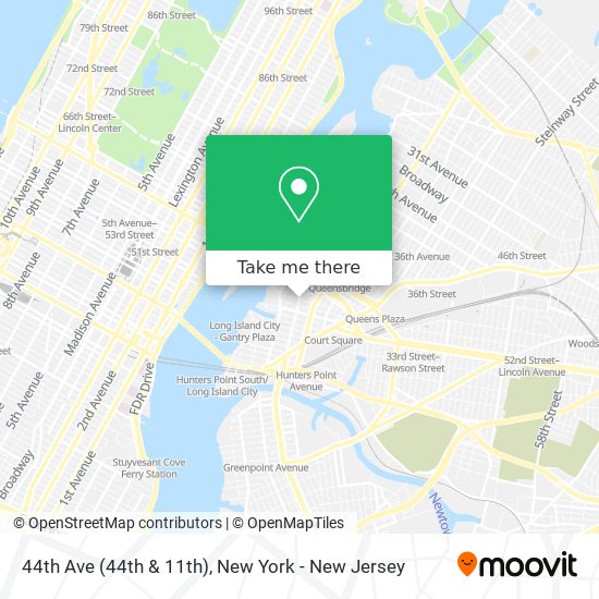 Mapa de 44th Ave (44th & 11th)