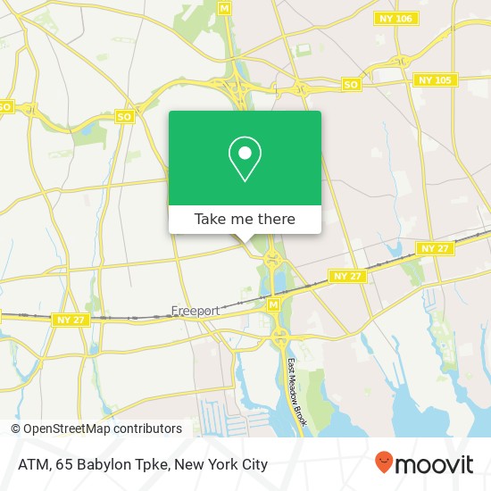 ATM, 65 Babylon Tpke map