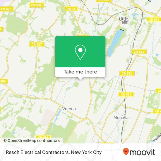 Resch Electrical Contractors map