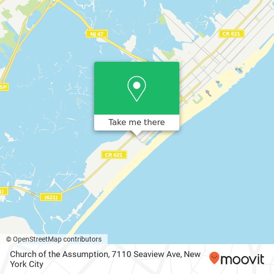 Mapa de Church of the Assumption, 7110 Seaview Ave