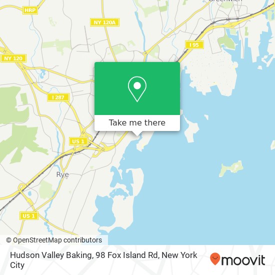 Mapa de Hudson Valley Baking, 98 Fox Island Rd