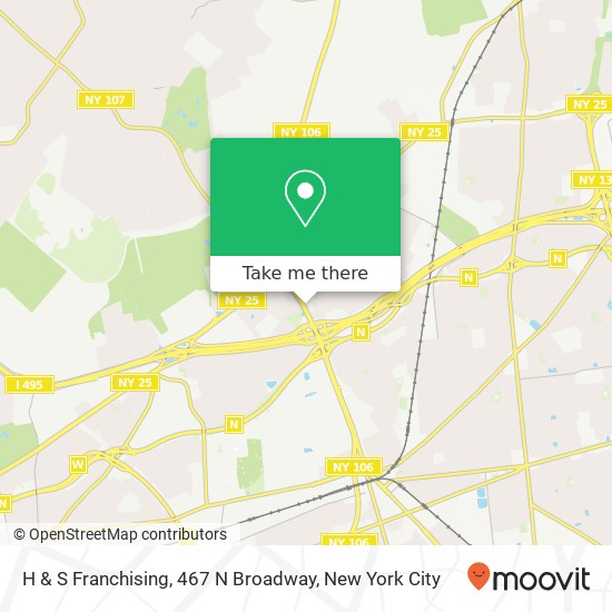 H & S Franchising, 467 N Broadway map
