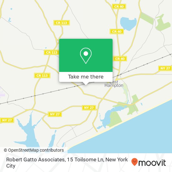 Mapa de Robert Gatto Associates, 15 Toilsome Ln