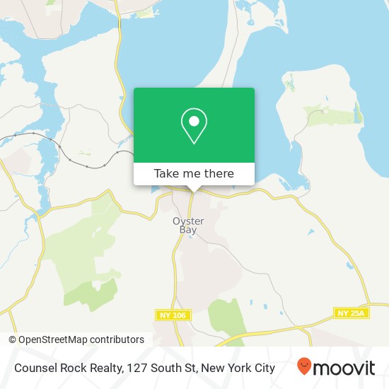 Mapa de Counsel Rock Realty, 127 South St