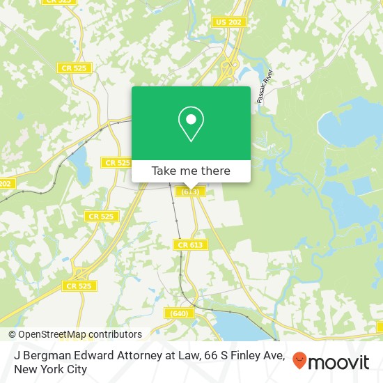 Mapa de J Bergman Edward Attorney at Law, 66 S Finley Ave