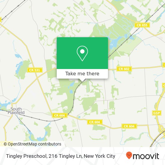 Mapa de Tingley Preschool, 216 Tingley Ln