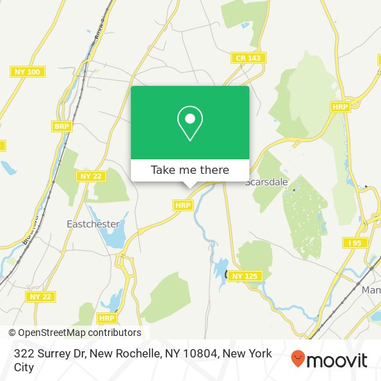 322 Surrey Dr, New Rochelle, NY 10804 map