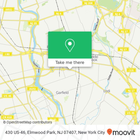 430 US-46, Elmwood Park, NJ 07407 map