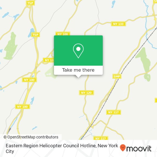 Eastern Region Helicopter Council Hotline map