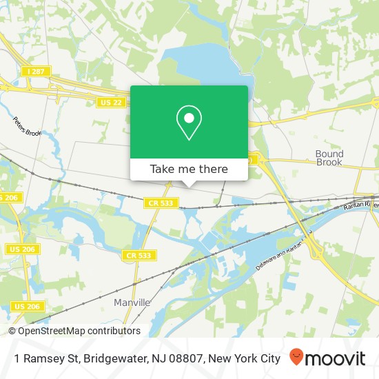 1 Ramsey St, Bridgewater, NJ 08807 map