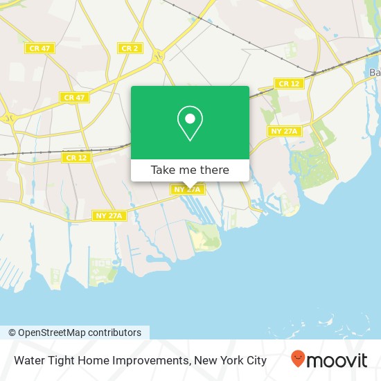 Mapa de Water Tight Home Improvements