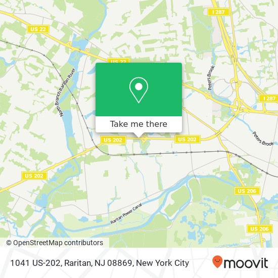 Mapa de 1041 US-202, Raritan, NJ 08869