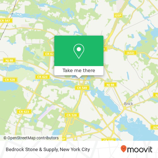 Bedrock Stone & Supply, 2078 Lanes Mill Rd map