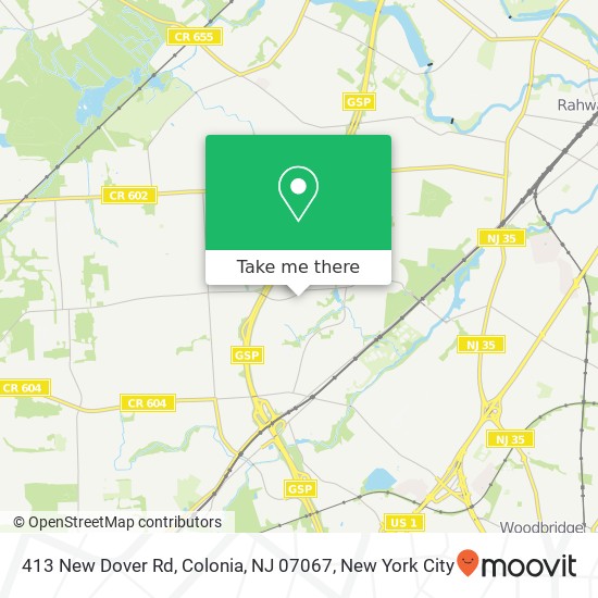 413 New Dover Rd, Colonia, NJ 07067 map