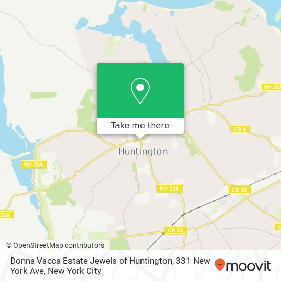 Mapa de Donna Vacca Estate Jewels of Huntington, 331 New York Ave