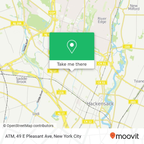 ATM, 49 E Pleasant Ave map