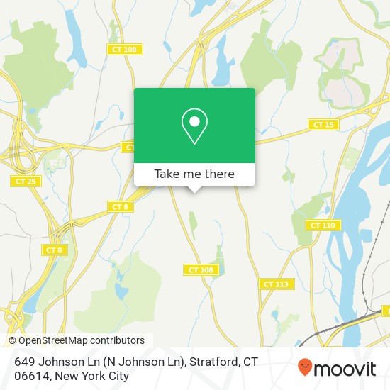 649 Johnson Ln (N Johnson Ln), Stratford, CT 06614 map