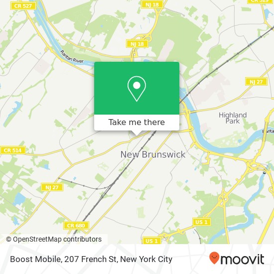 Boost Mobile, 207 French St map
