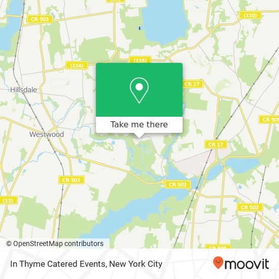 Mapa de In Thyme Catered Events