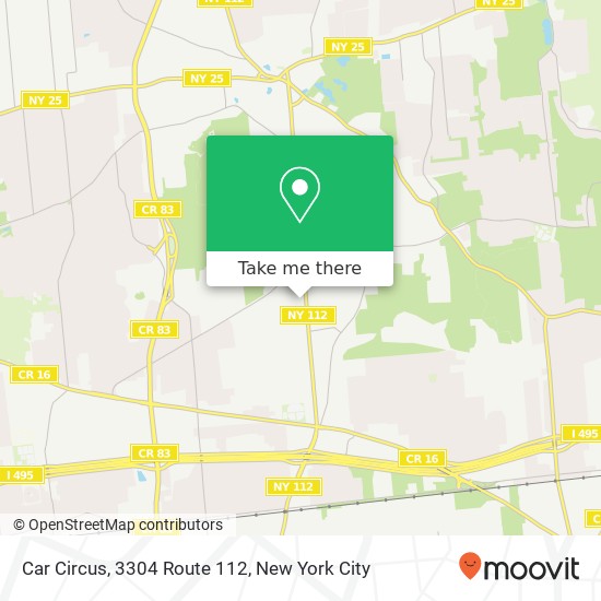 Mapa de Car Circus, 3304 Route 112