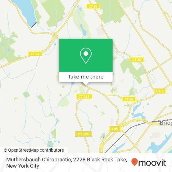 Mapa de Muthersbaugh Chiropractic, 2228 Black Rock Tpke