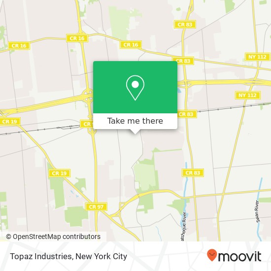 Topaz Industries map