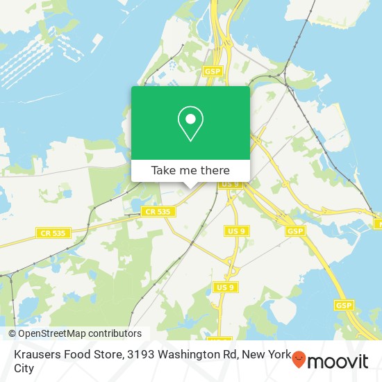 Krausers Food Store, 3193 Washington Rd map