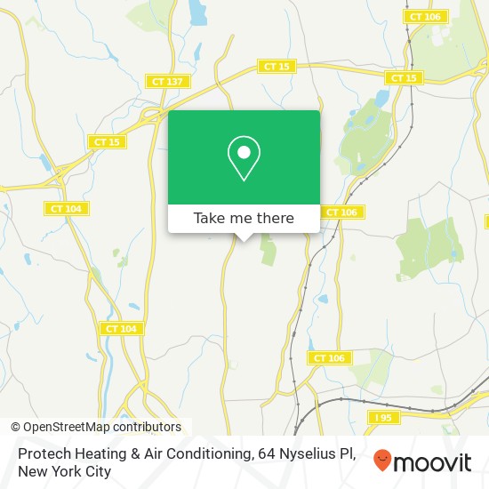 Mapa de Protech Heating & Air Conditioning, 64 Nyselius Pl
