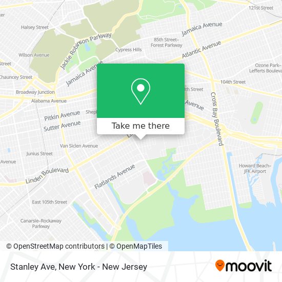 Mapa de Stanley Ave