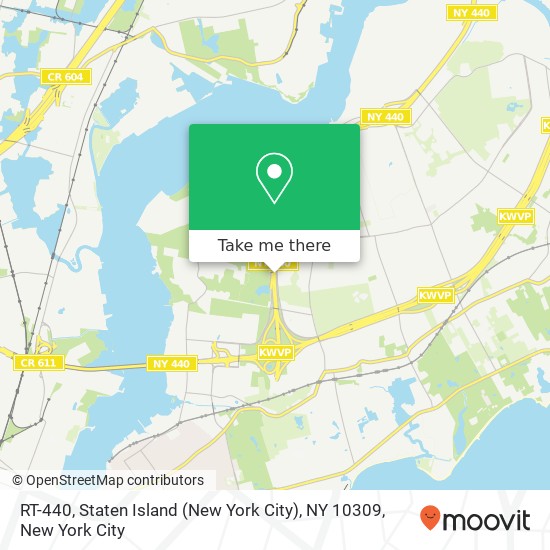 Mapa de RT-440, Staten Island (New York City), NY 10309