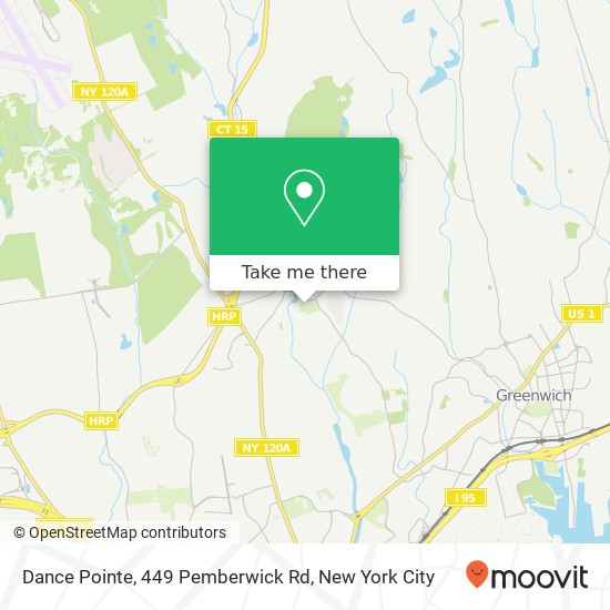 Mapa de Dance Pointe, 449 Pemberwick Rd