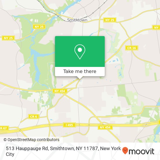 513 Hauppauge Rd, Smithtown, NY 11787 map