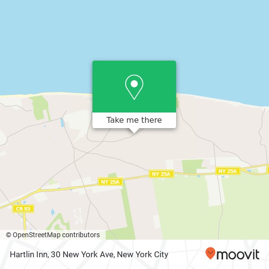 Mapa de Hartlin Inn, 30 New York Ave
