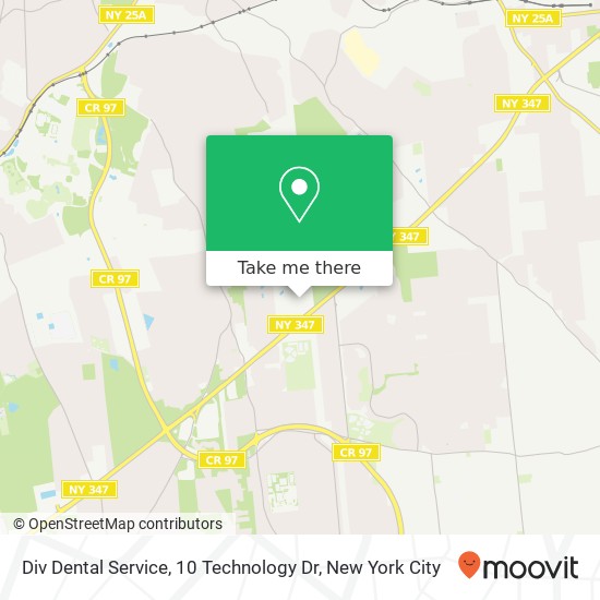 Mapa de Div Dental Service, 10 Technology Dr