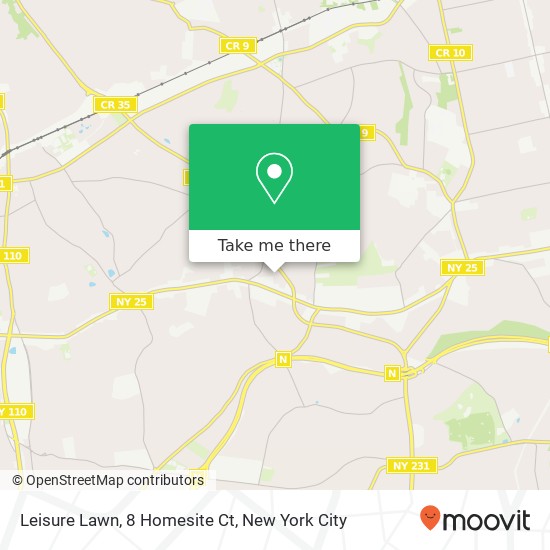 Mapa de Leisure Lawn, 8 Homesite Ct