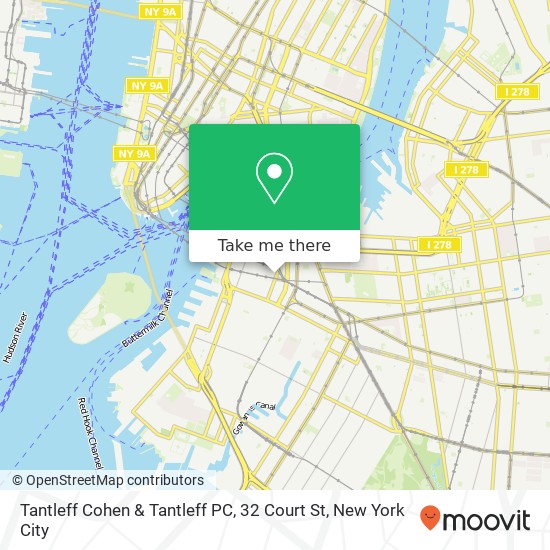 Mapa de Tantleff Cohen & Tantleff PC, 32 Court St