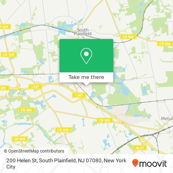 200 Helen St, South Plainfield, NJ 07080 map