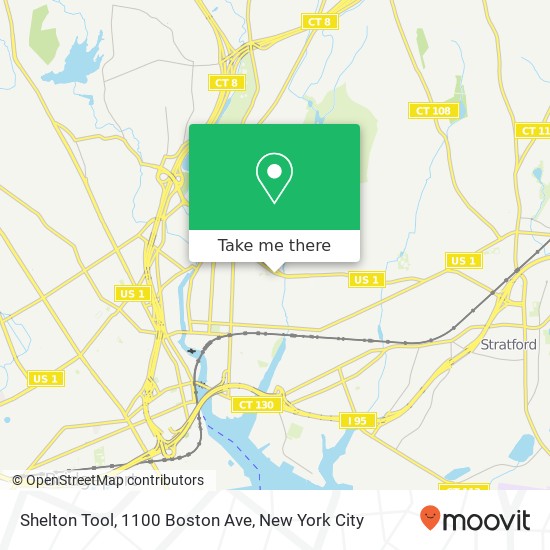 Shelton Tool, 1100 Boston Ave map