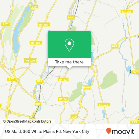 US Maid, 360 White Plains Rd map