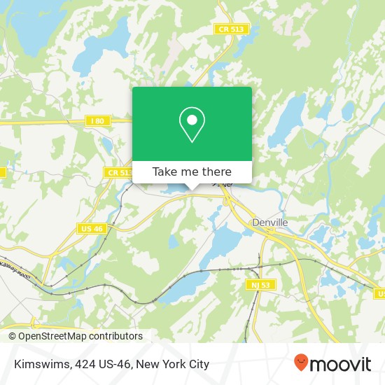 Kimswims, 424 US-46 map