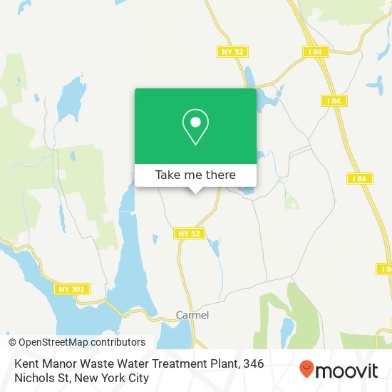 Kent Manor Waste Water Treatment Plant, 346 Nichols St map