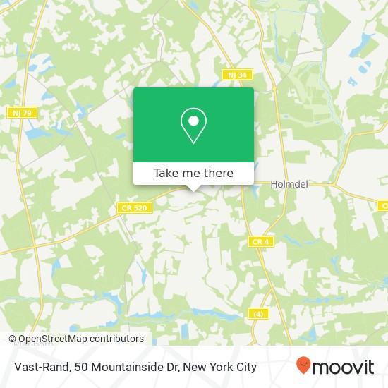 Vast-Rand, 50 Mountainside Dr map