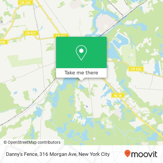 Danny's Fence, 316 Morgan Ave map